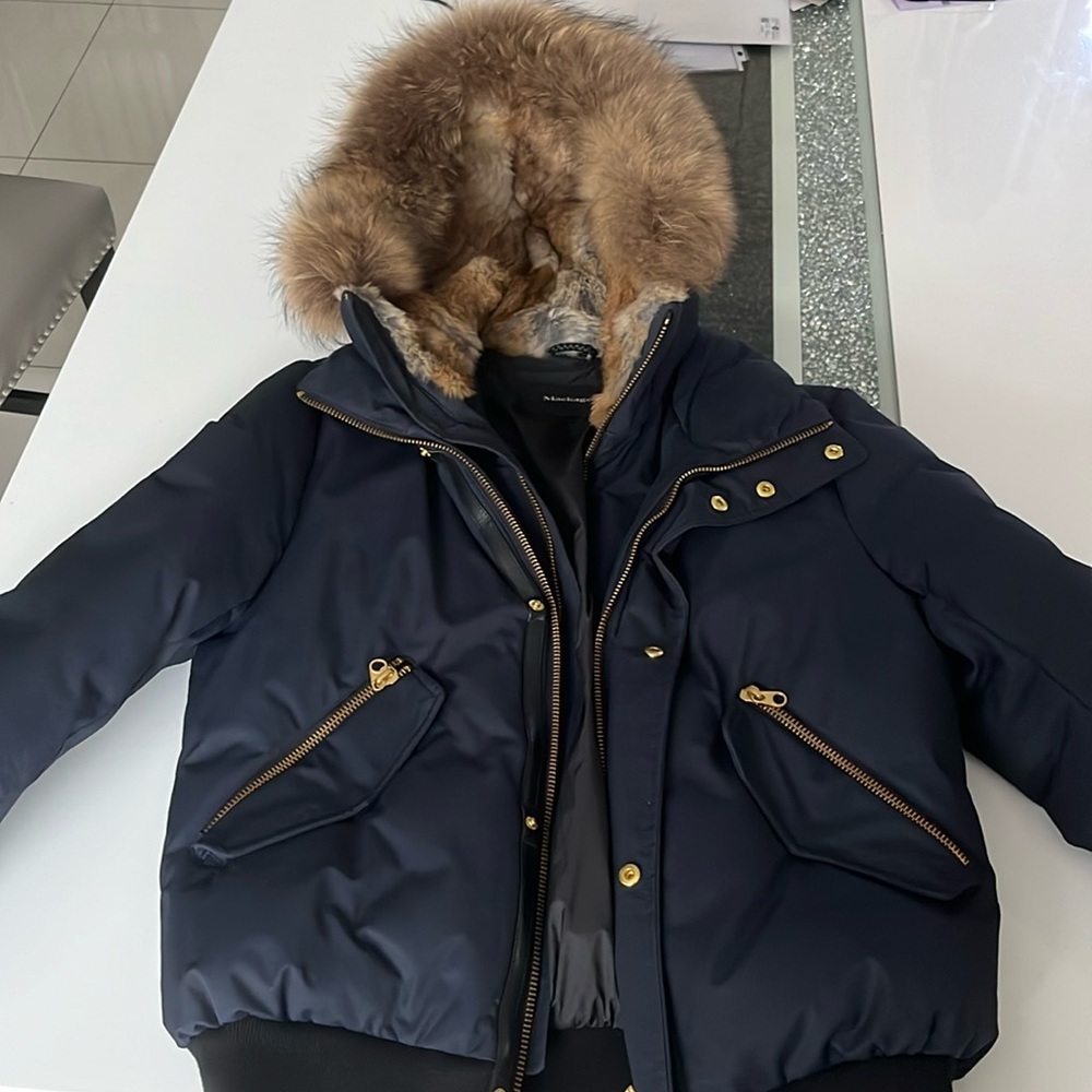 Navy Blue Mackage jacket